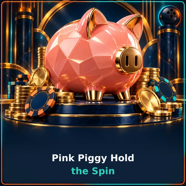 Automat Pink Piggy Hold the Spin
